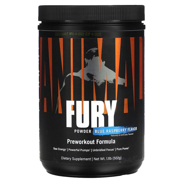 Animal Fury 502g Blue Raspberry