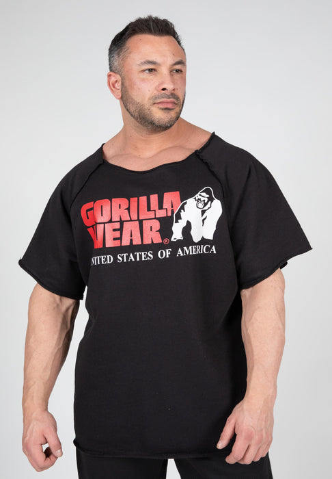 Gorilla Wear Classic Work Out Top - Black - XXL/XXXL - Workout Top at MySupplementShop by Gorilla Wear