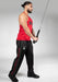 Gorilla Wear Functional Mesh Pants - Black/Red - Pants at MySupplementShop by Gorilla Wear