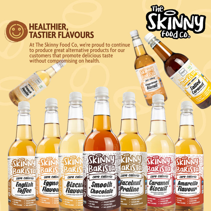 The Skinny Food Co Sugar Free Coffee Syrup 1l Caramel Biscuit - Sports Nutrition at MySupplementShop by The Skinny Food Co