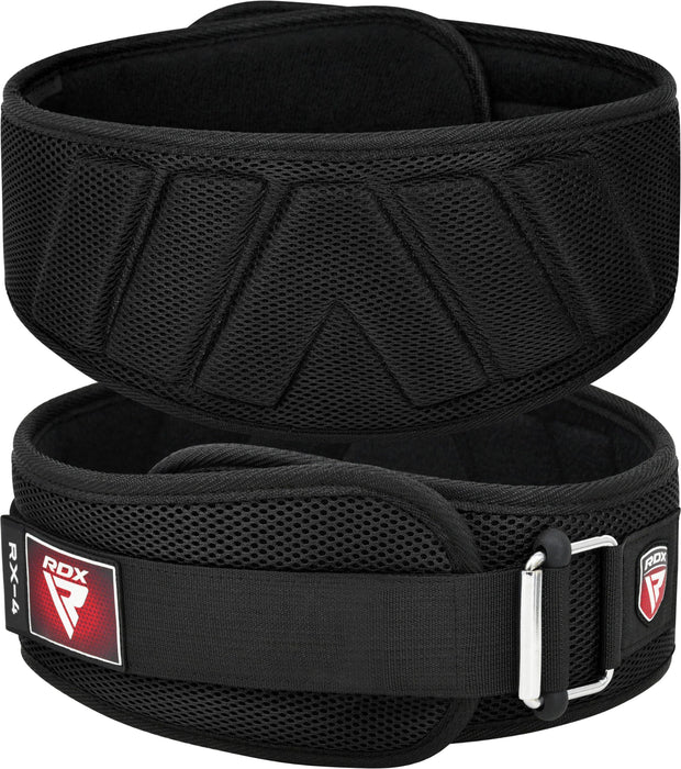 RDX Weight Lifting Belt Eva Curve Rx4 Black