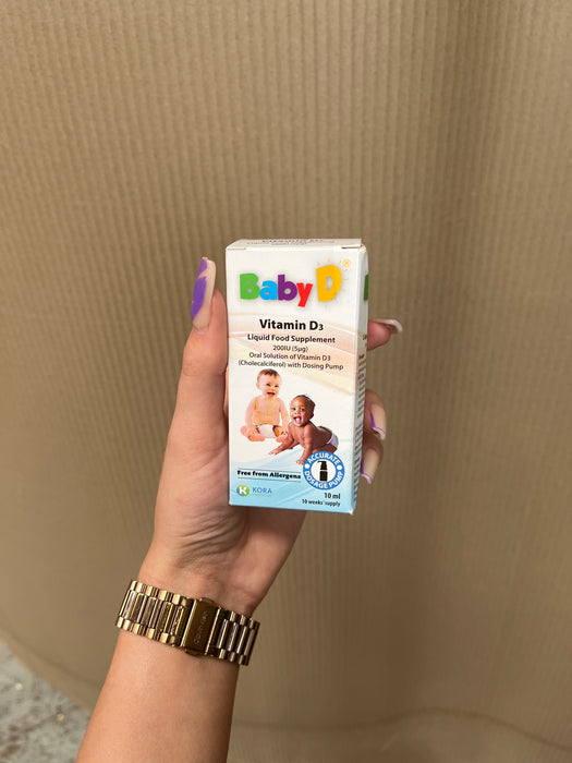 BabyD 200iu Vitamin D3 Pump From Birth - 10ml