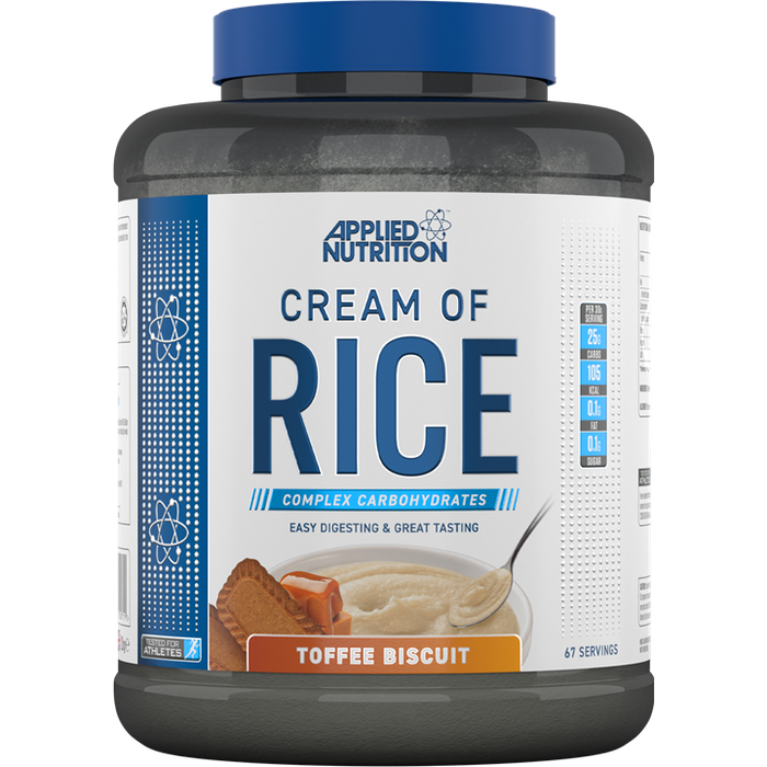 Applied Nutrition Cream Of Rice 67 Servings 2kg - Toffee Biscuit - Cream of Rice at MySupplementShop by Applied Nutrition