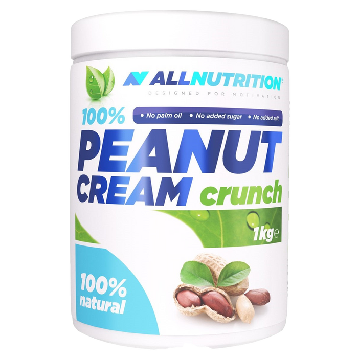 Allnutrition 100% Peanut Cream, Crunch - 1000g