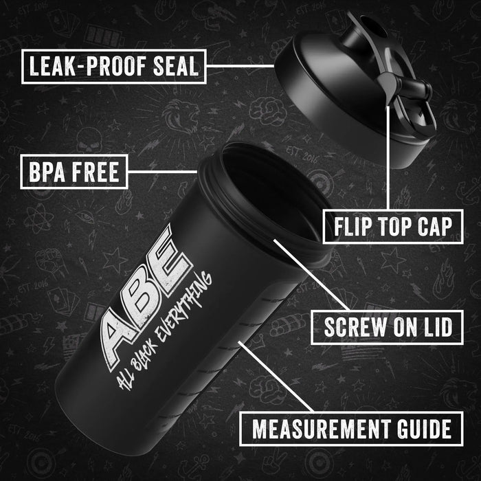 Applied Nutrition ABE - All Black Everything Black Shaker 600ml