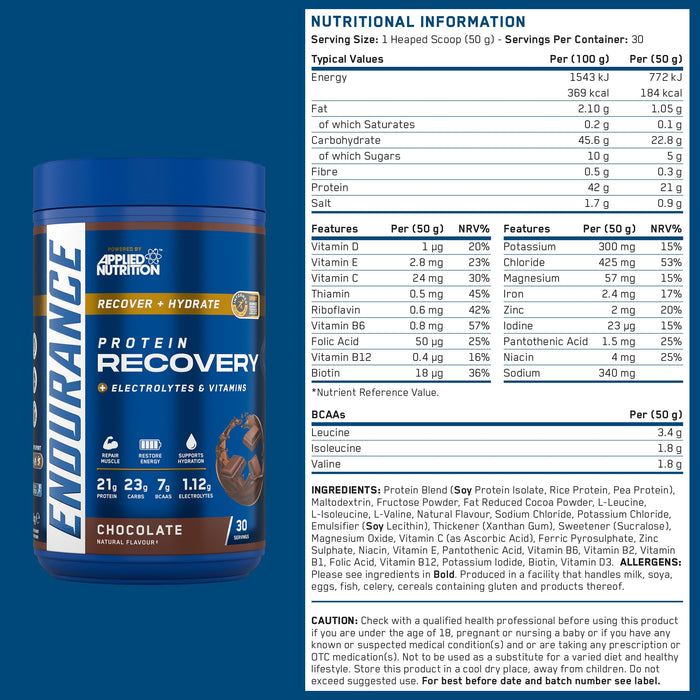 Applied Nutrition Endurance Recovery 1500g