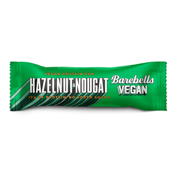 Barebells Vegan Protein Bar 12x55g - Hazelnut Nougat - Protein Bars at MySupplementShop by Barebells