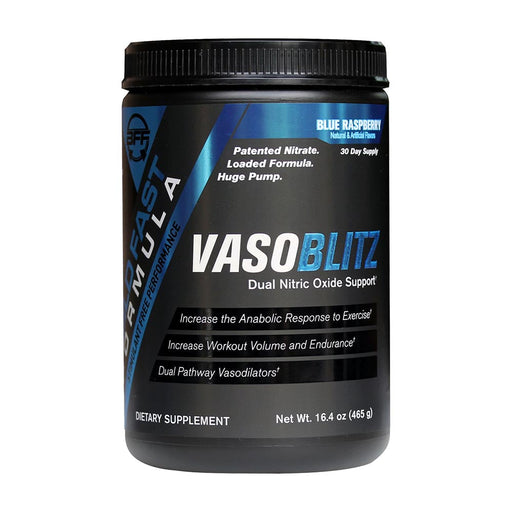 Build Fast Formula Vaso Blitz 465g Blue Raspberry - Sports Nutrition at MySupplementShop by BumbleZest