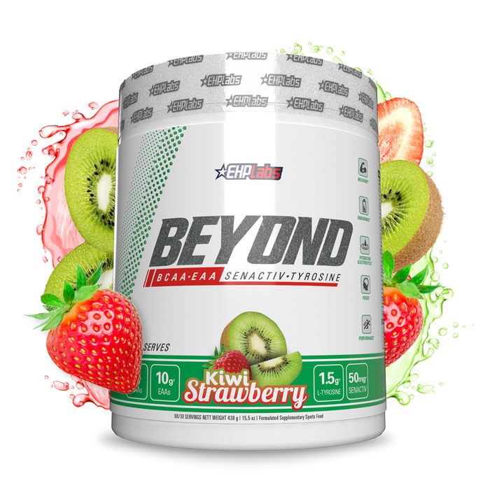 EHP Labs Beyond BCAA+EAA Intra-Workout 580g 60 Servings - Kiwi Strawberry - BCAAs at MySupplementShop by EHP Labs