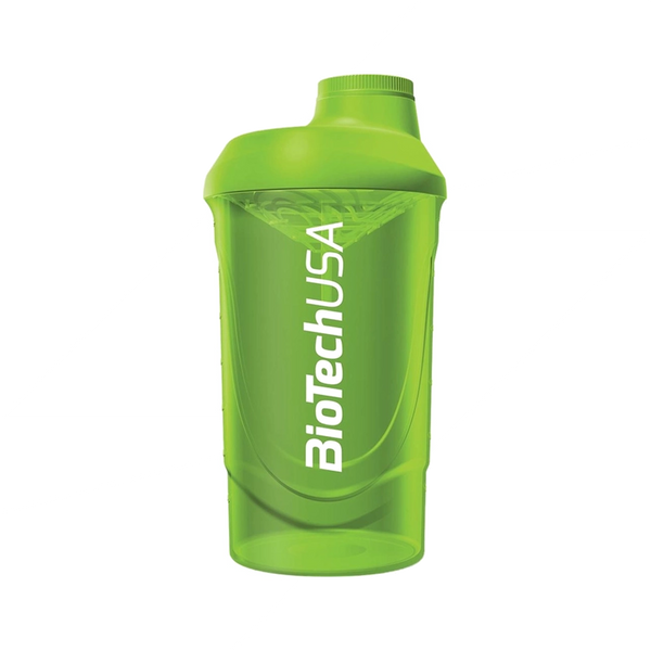 Biotech USA Shaker Wave Neon 600ml - Green - Shaker at MySupplementShop by BioTechUSA