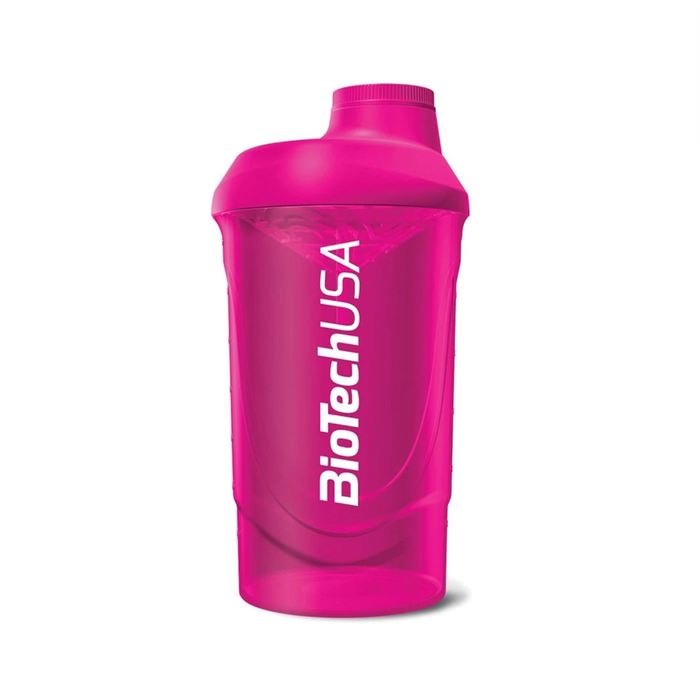 Biotech USA Shaker Wave Neon 600ml - Pink - Shaker at MySupplementShop by BioTechUSA