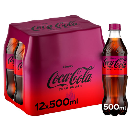 Coca-Cola Zero Sugar Bottle 12 x 500ml