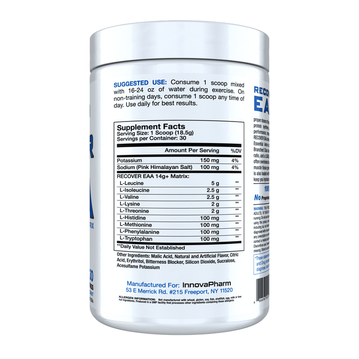 Innovapharm Recover EEA 555g - EAA Supplement at MySupplementShop by Innovapharm
