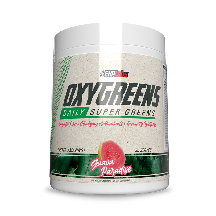 EHP Labs OxyGreens 30 Servings - Guava - Spirulina at MySupplementShop by Ehp Labs