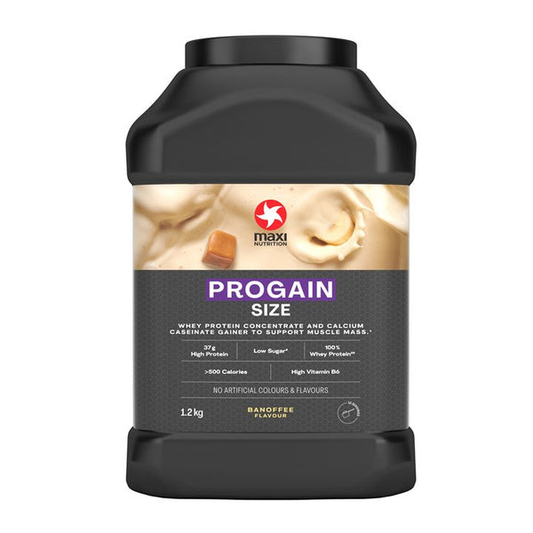 Maxi Nutrition Progain Protein Powder for Size and Mass 1200g - Banoffee - Whey Proteins at MySupplementShop by Maxi Nutrition