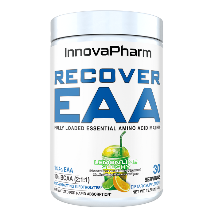 Innovapharm Recover EEA 555g - Lemon Lime Slushy - EAA Supplement at MySupplementShop by Innovapharm