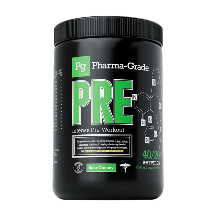 Pharma Grade PRE 280g Sour Gummy - Supplements at MySupplementShop by Pharma Grade