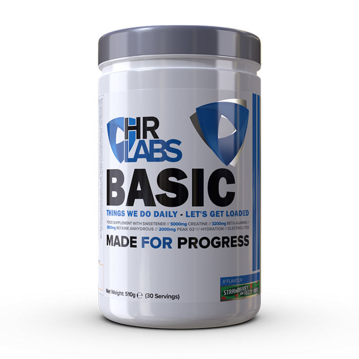 HR Labs Basic 510g - Strawberry & Fuzzy Fruits - Creatine Powder at MySupplementShop by HR Labs