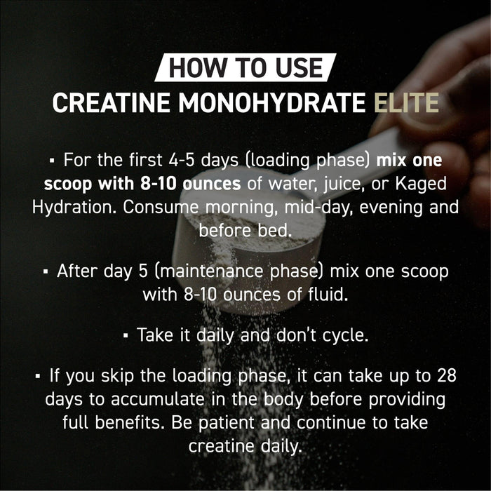 Kaged Muscle Creatine Monohydrate - Elite Series 307g
