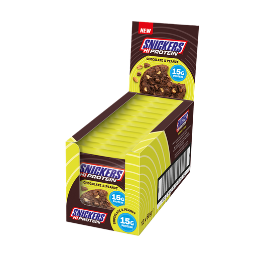 Snickers Protein Cookie 12x60g Original - Protein Bar at MySupplementShop by Snickers