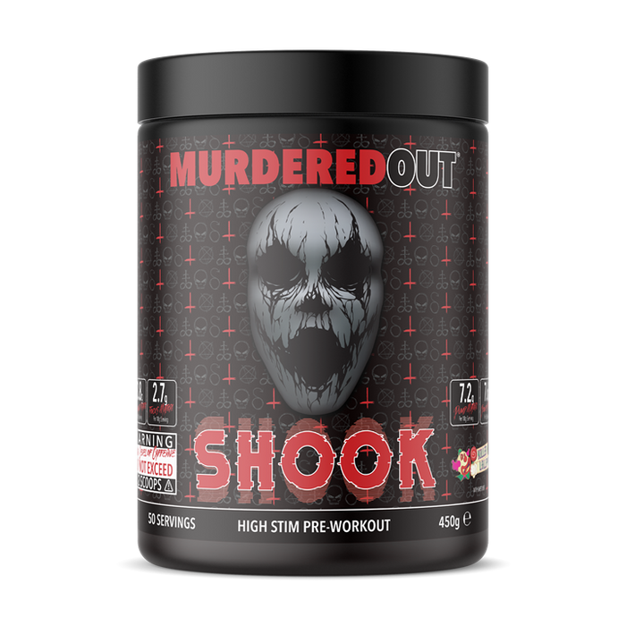 Murdered Out Shook High Stim Pre Workout 450g - Killer Lollipop - Pre Workout at MySupplementShop by Murdered Out