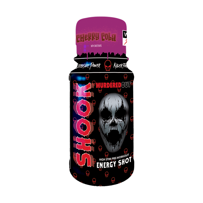 Murdered Out Shook Shot - Pre-Workout Shot 12x60ml - Cherry Cola - Pre Workout at MySupplementShop by Murdered Out