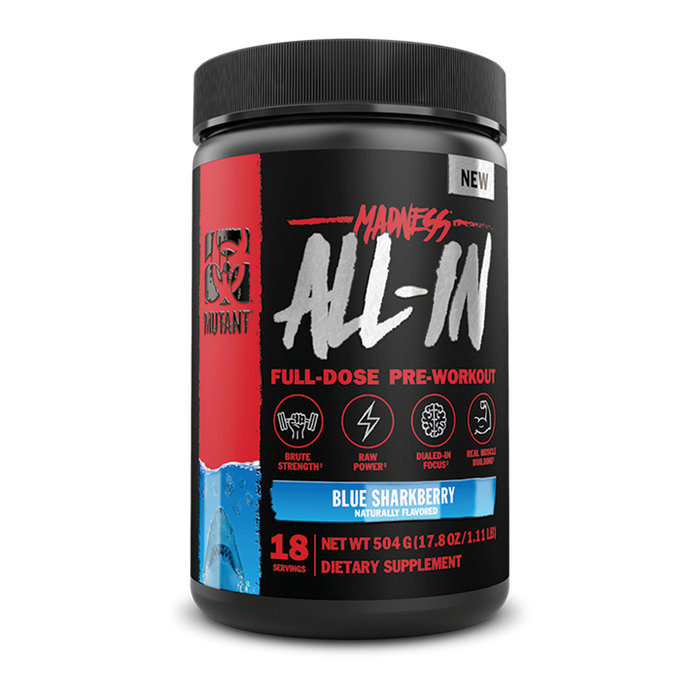 Mutant Madness All-In 504g 18 Servings - Pre Workout at MySupplementShop by Mutant