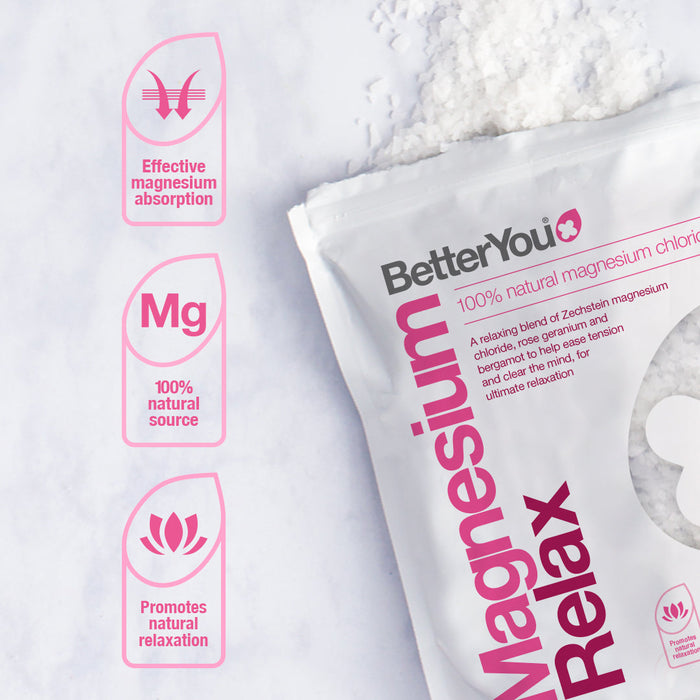 BetterYou Magnesium Flakes Relax 750g - Vitamins & Minerals at MySupplementShop by BetterYou