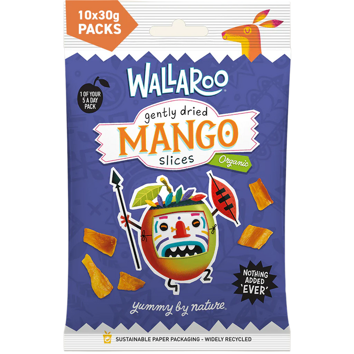 Wallaroo Organic Gently Dried Slices - 10x30g