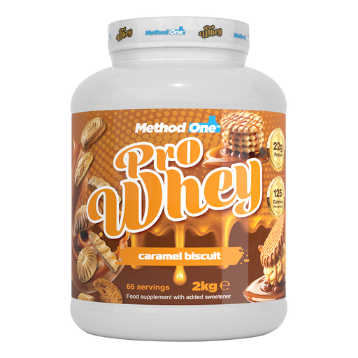 Method 1 Pro Whey 2kg - Caramel Biscuit - Sports Nutrition at MySupplementShop by Method 1