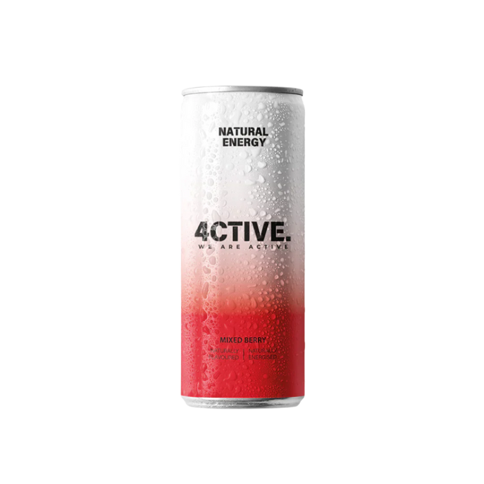 4CTIVE Natural Energy Drink 12x330ml