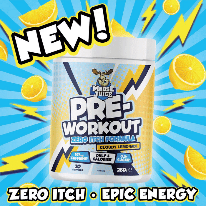 Muscle Moose Pre-Workout Zero Itch 280g