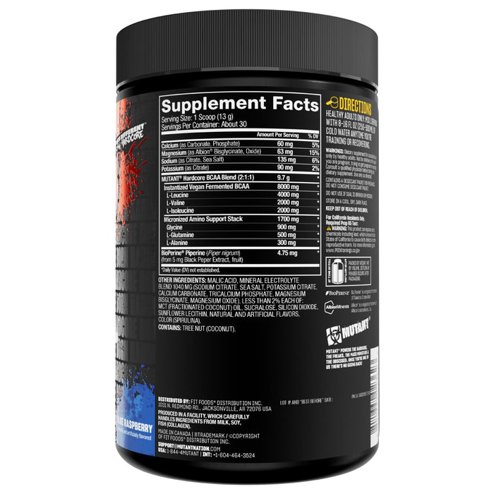 Mutant Hardcore BCAA 390g