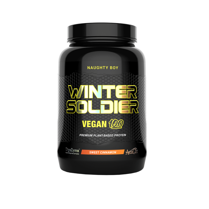 Naughty Boy Winter Soldier Vegan 100 930g - Sweet Cinnamon - Vegan Protein at MySupplementShop by Naughty Boy