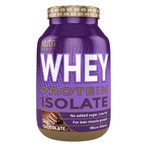 NutriSport Whey Isolate 1Kg - Chocolate - Whey Protein Isolate at MySupplementShop by NutriSport