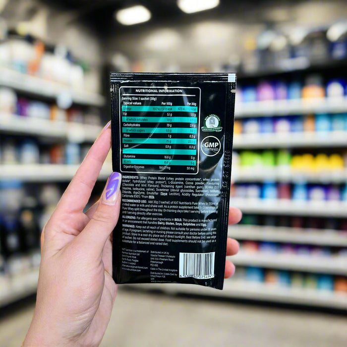 NXT Pure Whey Deluxe - Single Serving 30g Sachet