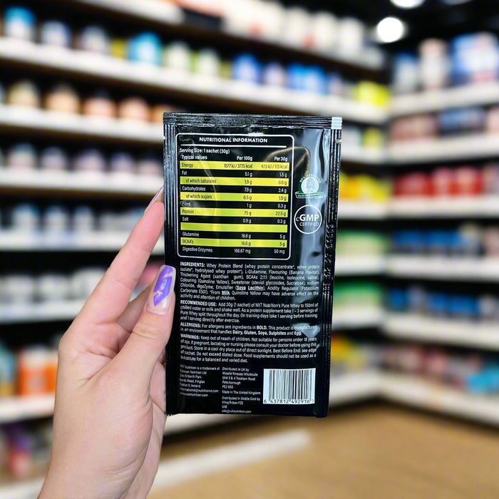 NXT Pure Whey Deluxe - Single Serving 30g Sachet