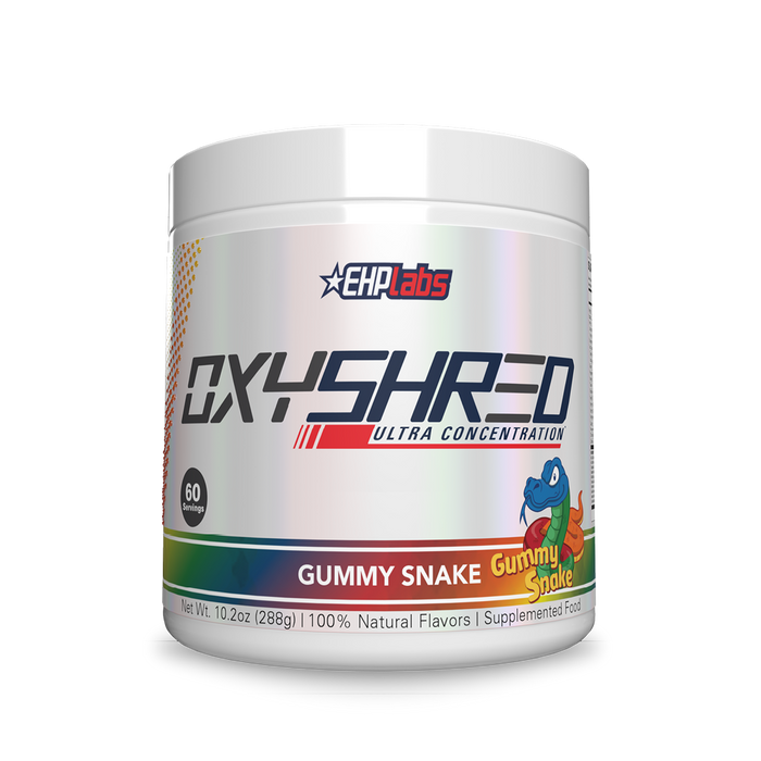 OxyShred Ultra Concentration 60 Servings - Gummy Snake - Fat Burners at MySupplementShop by EHP Labs