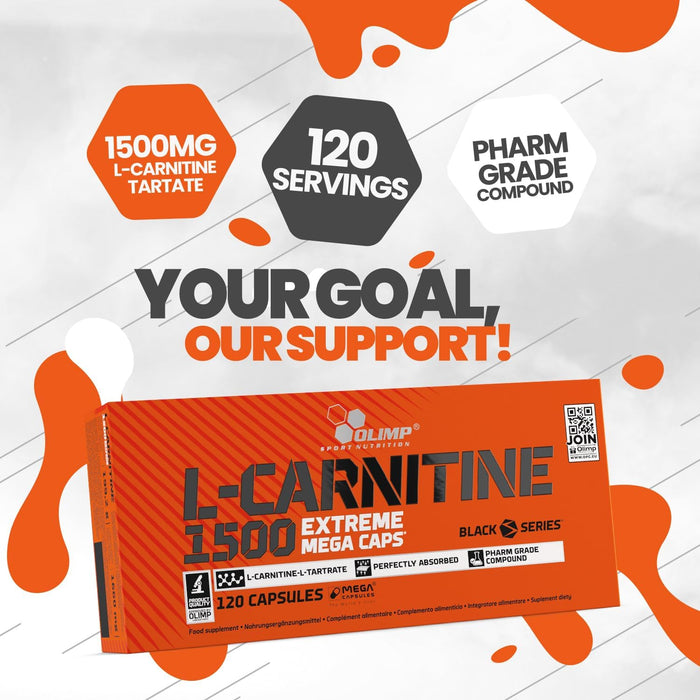 Olimp Nutrition L-Carnitin 1500 Extreme – 120 Kapseln