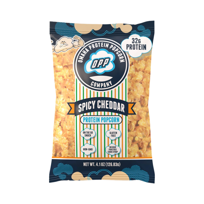 Omaha Protein Popcorn – High Protein Snack Variety | 8 Gourmet Flavours