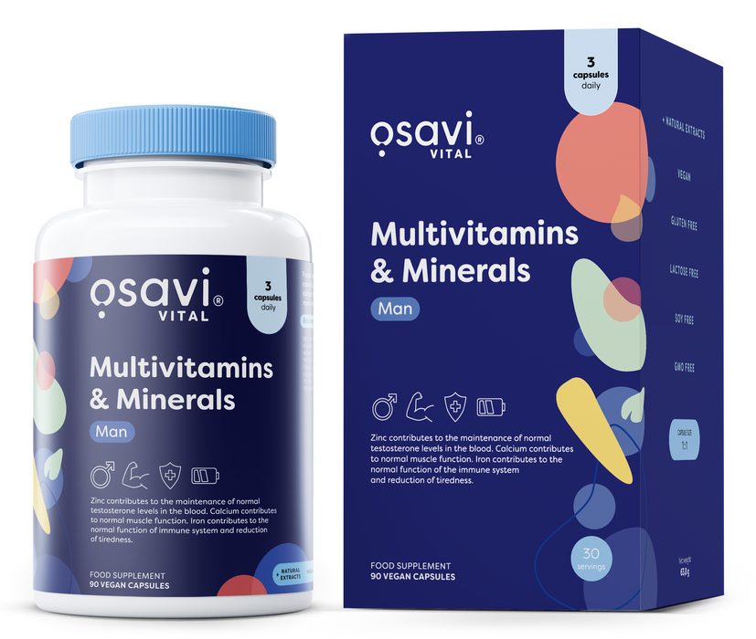 Osavi Multivitamins & Minerals Man - 90 vegan caps