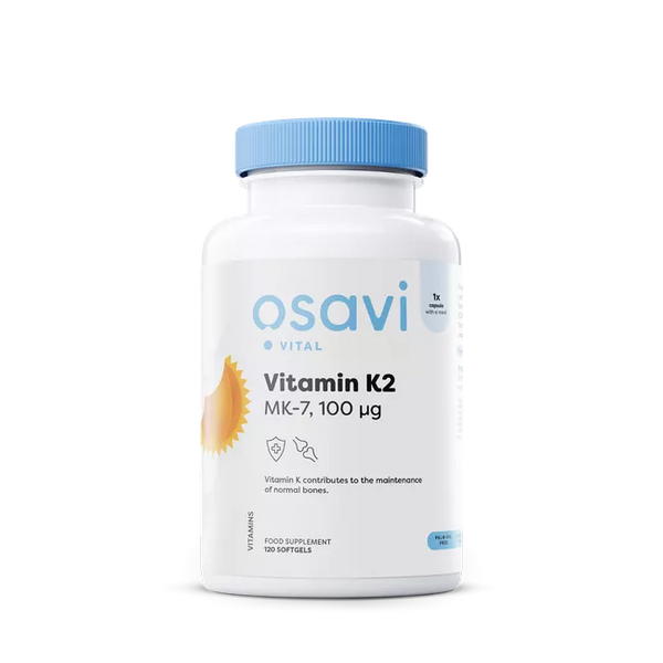Osavi Vitamin K2 MK7 100mcg 120 softgels - Nutritional Supplement at MySupplementShop by Osavi