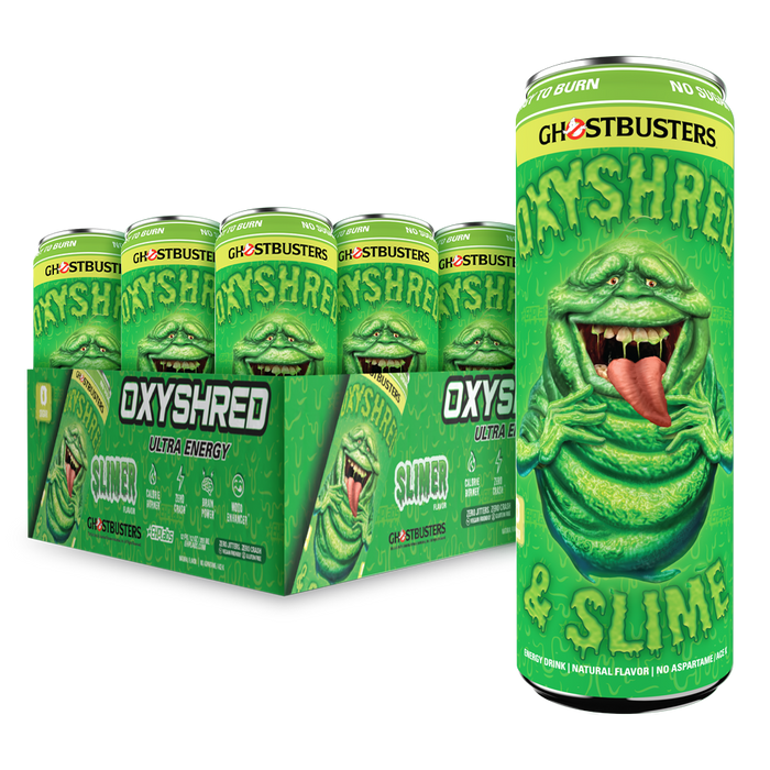 EHP Labs OxyShred Ultra Energy Drink RTD 12x355ml - Slimer Lime - Pre Workout at MySupplementShop by EHP Labs