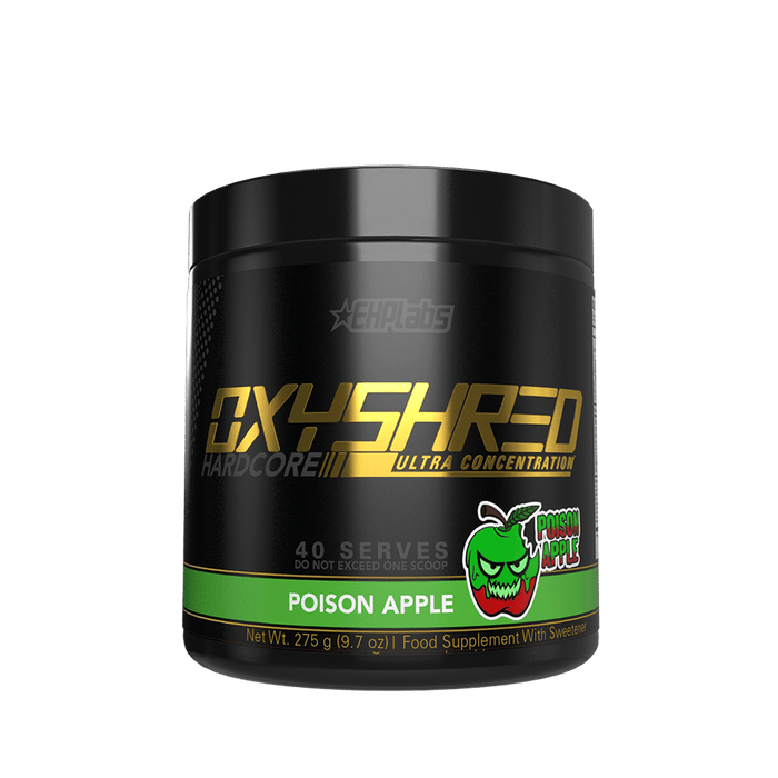 EHP Labs OxyShred Hardcore 40 Servings 275g - Poison Apple - Pre Workout at MySupplementShop by Ehp Labs