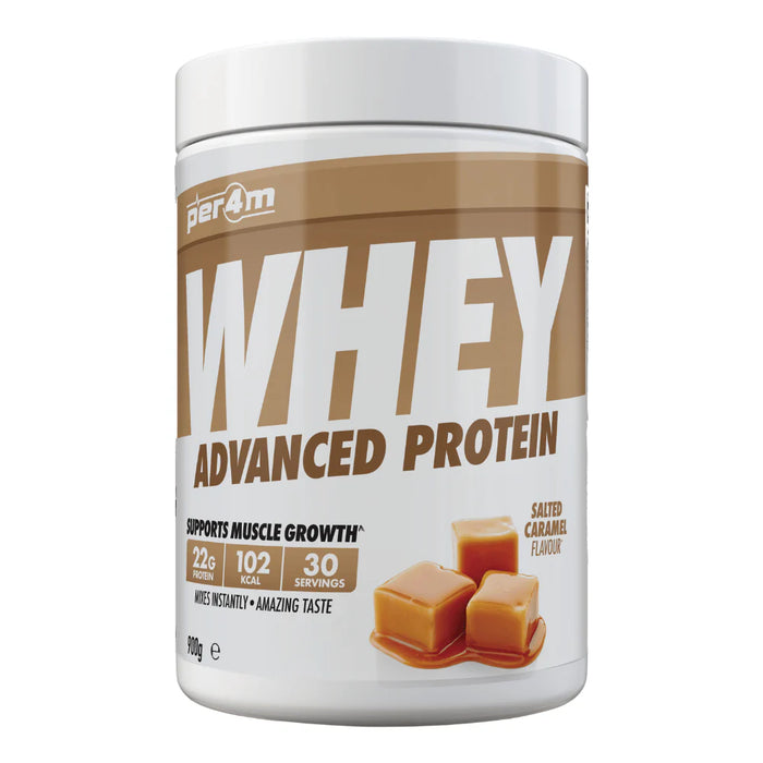 PER4M Whey Protein Powder 900g - 30 Servings | 21g Protein per Serving, Zero Sugar, Gluten-Free