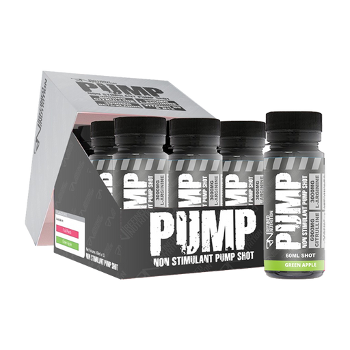 Refined Nutrition PUMP Pre-Workout Shots 12 x 60ml Green Apple - Sports & Nutrition at MySupplementShop by Refined Nutrition