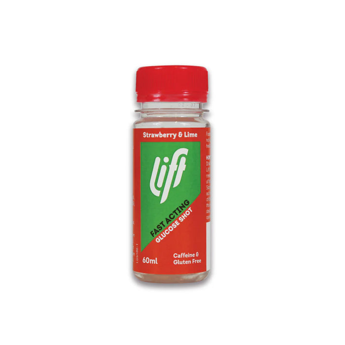 Lift Fast Acting Glucose Energy Juice Shots - Strawberry & Lime Flavour