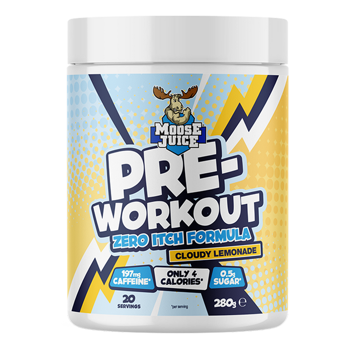 Muscle Moose Pre-Workout Zero Itch 280g