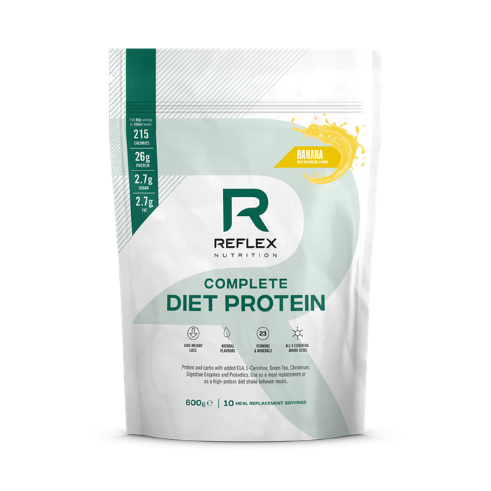 Reflex Nutrition Complete Diet Protein 600g - Banana - Protein Powder at MySupplementShop by Reflex Nutrition