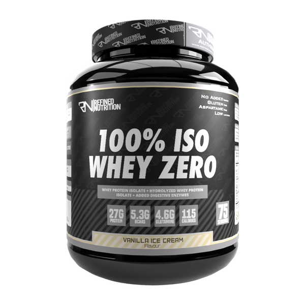 Refined Nutrition 100% Iso Whey Zero 2.27kg Vanilla Milkshake - Sports Supplements at MySupplementShop by Refind Nutrition